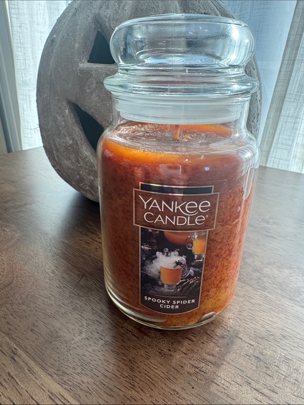 Yankee Candle Spooky Spider Cider - Orange